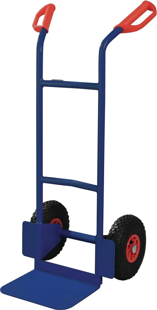 Chariot de transport à roues gonflables 200 kg bleu saphir 115 cm