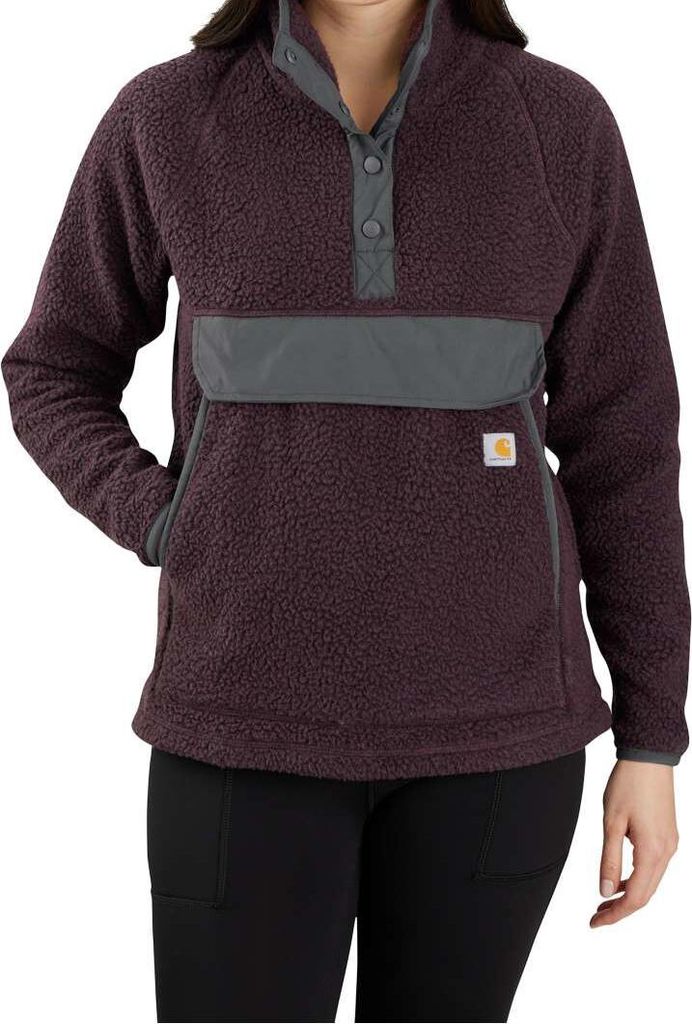 CARHARTT Bekleidung Carhartt Fleece Pullover dunkellila rosa Größe