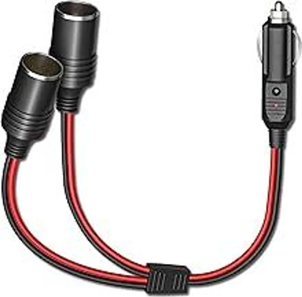 Sdoppiatore Accendisigari 12V 24V 15A - Adattatore Splitter Auto 2 Vie