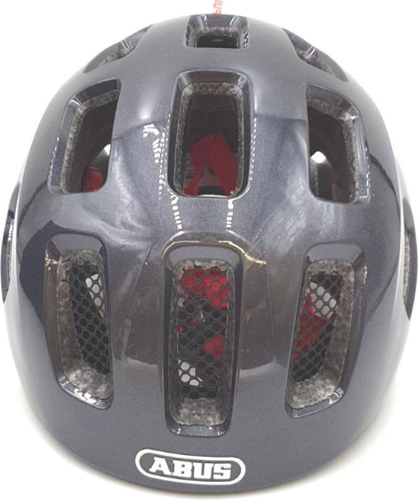 Abus Casque de vélo ABUS Youn-I 2.0 avec lumière pour enfants, adolescents et jeunes - Bleu - Taille M