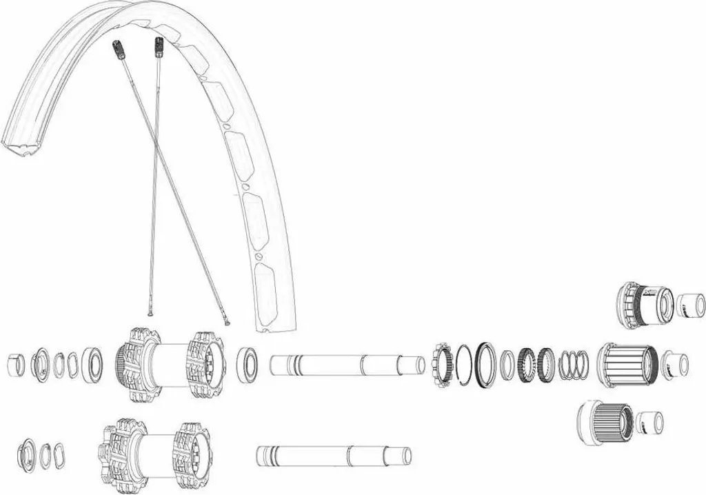 Rayons de Rechange Mavic 306mm pour Roue Arrière Edeemax S 29 Pouces