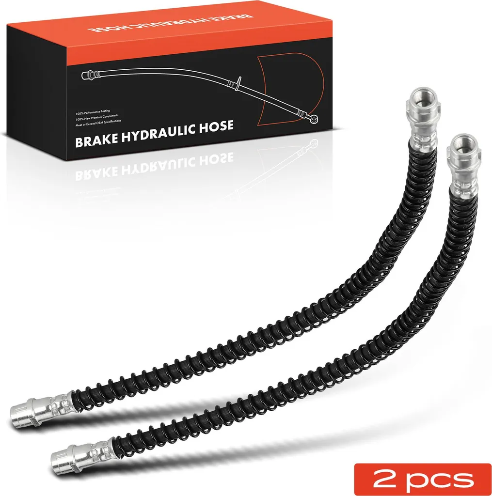 Paire de Flexibles de Frein Arrière Haute Pression pour Audi Q7 et VW