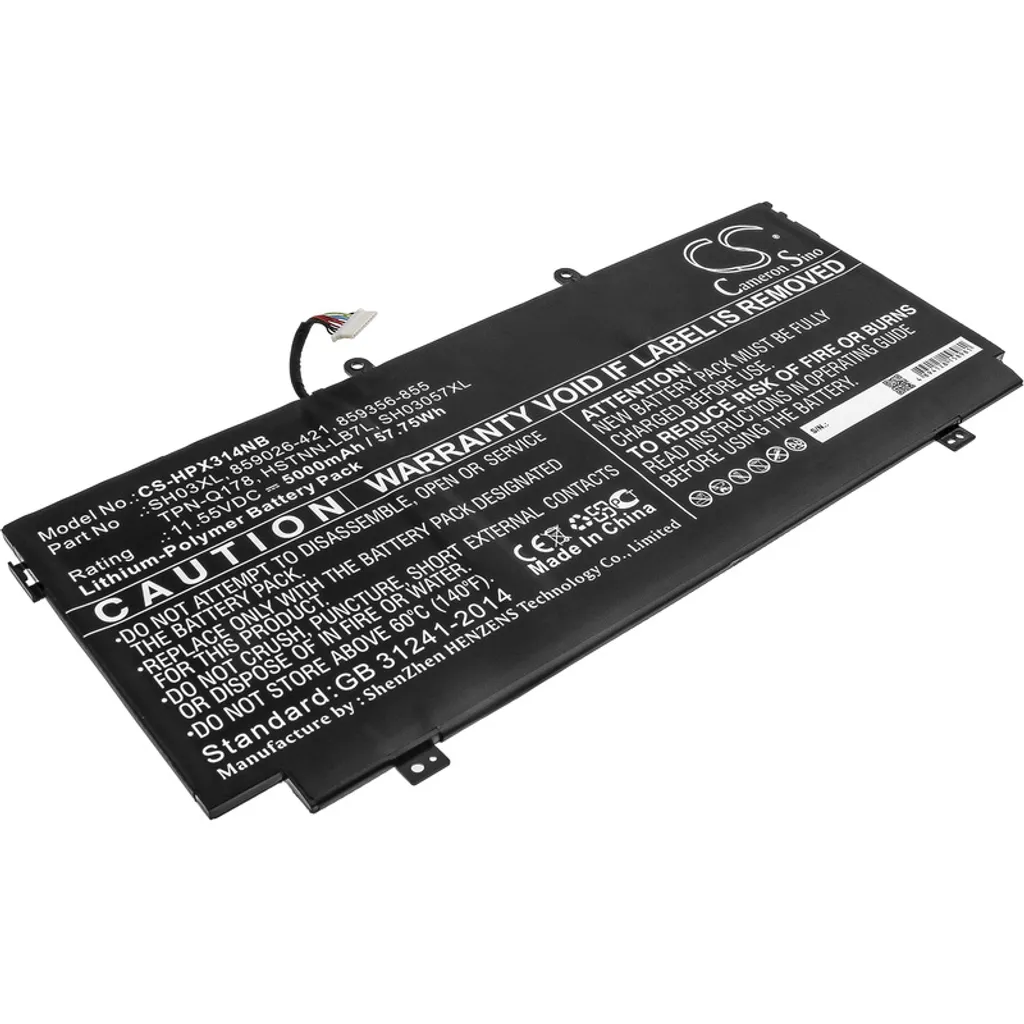 Batterie pour Ordinateur HP ENVY 13-AB063 idéale pour Travail Nomade