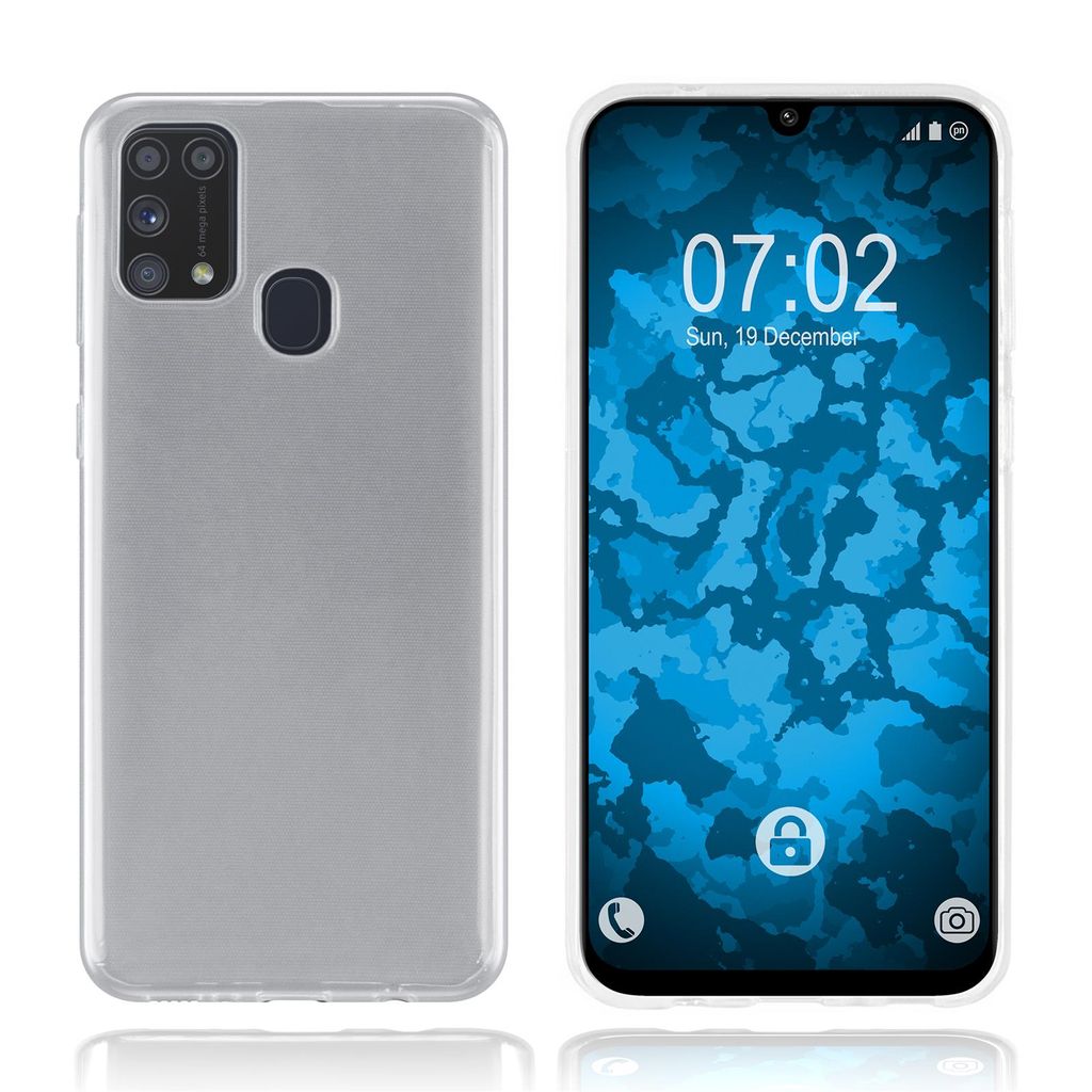 PhoneNatic Case kompatibel mit Samsung Galaxy M31 - Crystal Produktbild 
