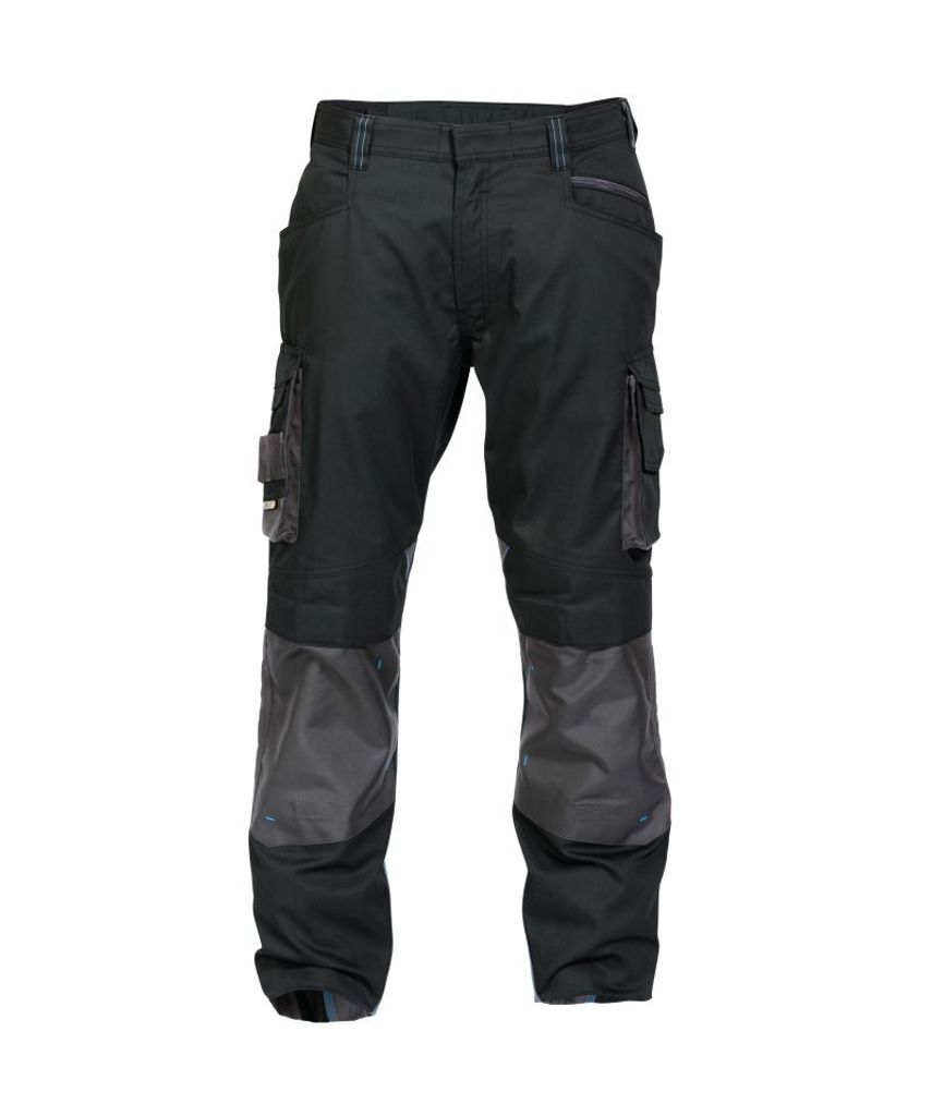 DASSY Nova Arbeitshose mit Kniepolstertaschen SCHWARZ/ANTHRAZITGRAU Gr.53 Länge: PLUS