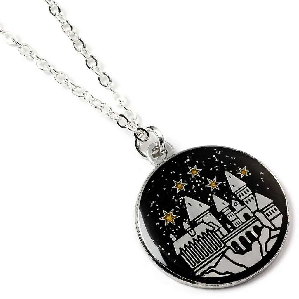 Harry Potter Collana Castello di Hogwarts - Pendente Smaltato Elegante