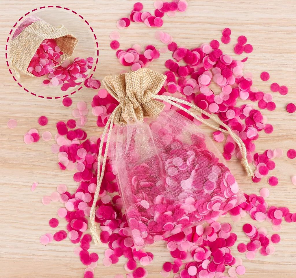 Geschenksäckchen, 30 STK Organzabeutel Organzasäckchen Produktbild 6