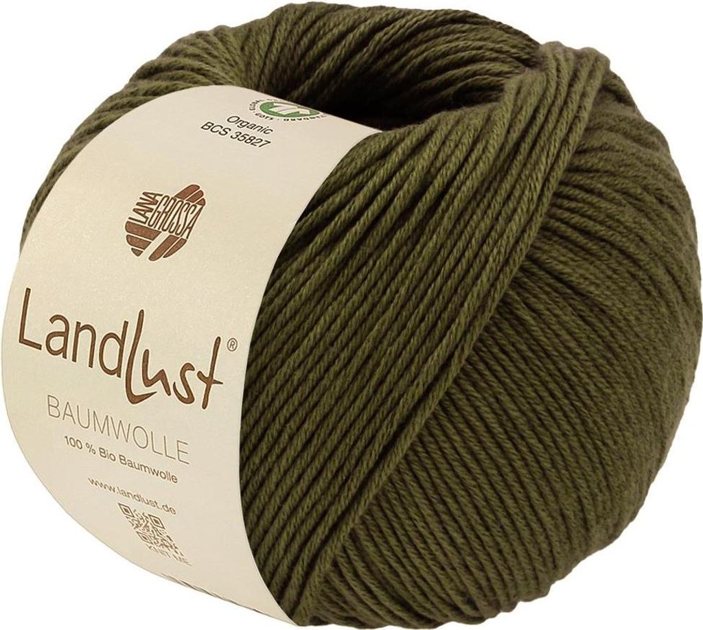 Lana Grossa - Landlust Baumwolle GOTS 0032 moosgrün