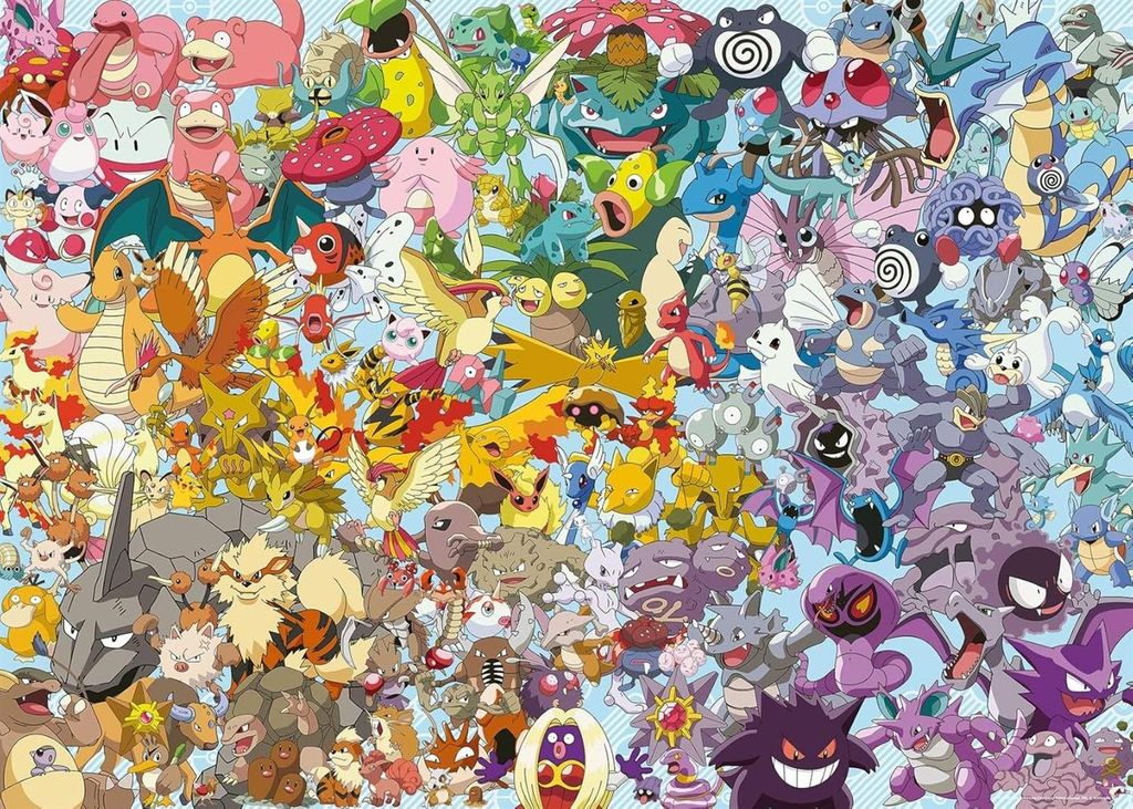 RAV Challenge Puzzle - Pokemon 1000 15166 - Ravensburger Zdjęcie produktu 