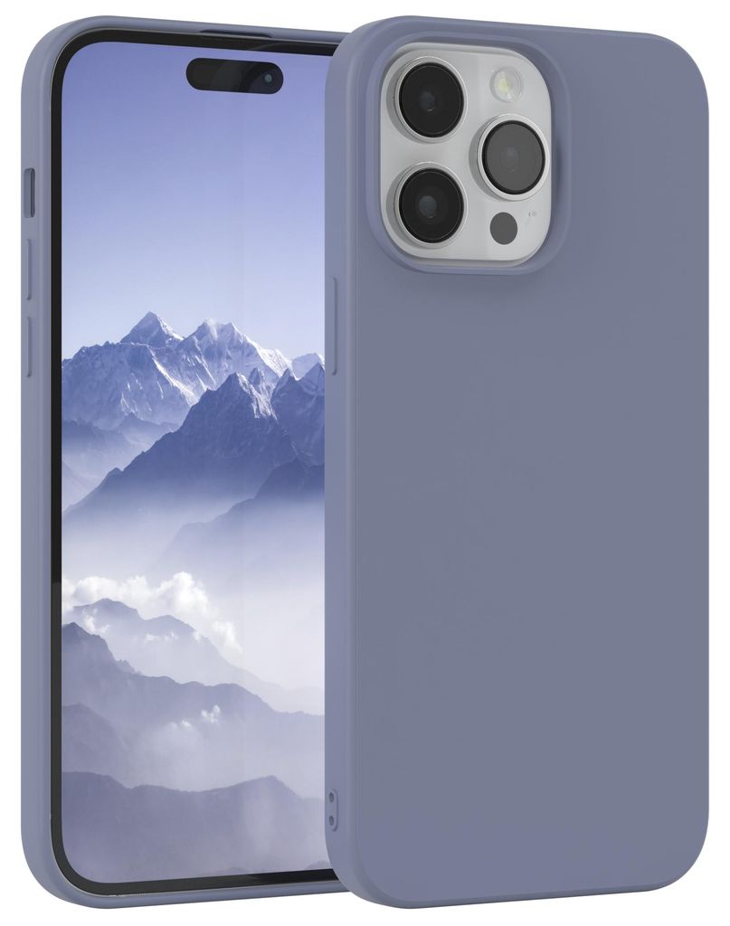 EAZY CASE - TPU Hülle für Apple iPhone 14 Pro Max, TPU Case stoßfeste Handyhülle, weiches Cover mit Kameraschutz, Silikonhülle in Blau