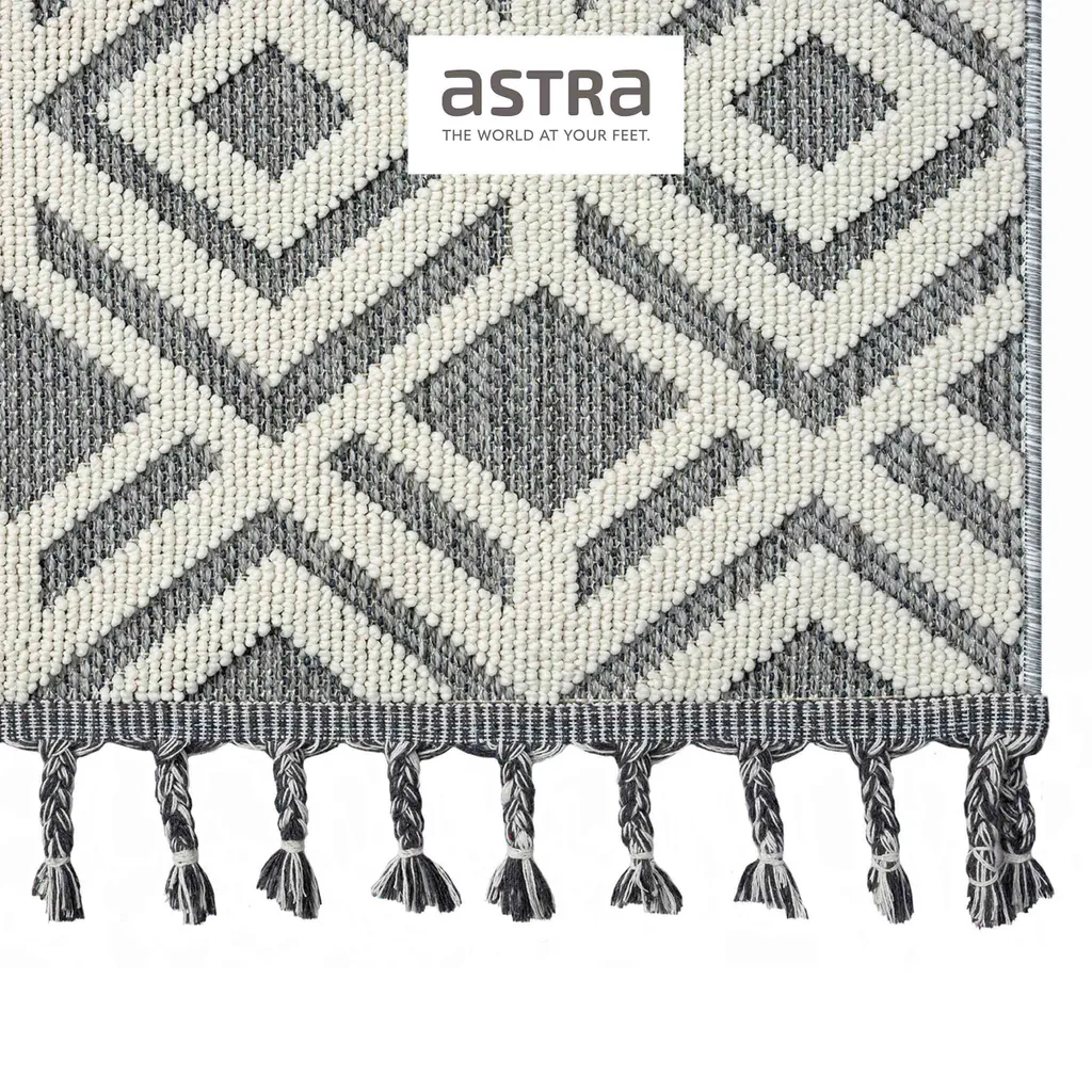 Tapis outdoor crème TREVI Astra 133x190 cm - Résistant UV et humidité - 4