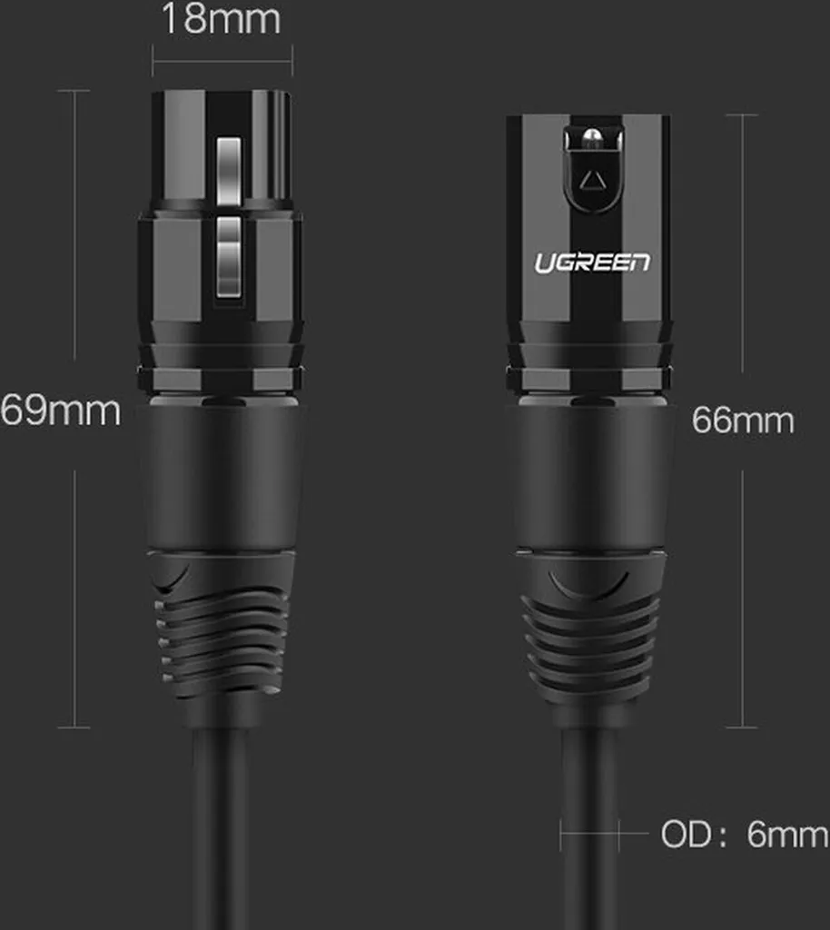 Câble XLR 8 Mètres Blindé Multi-couches pour Microphone et Sonorisation - 3