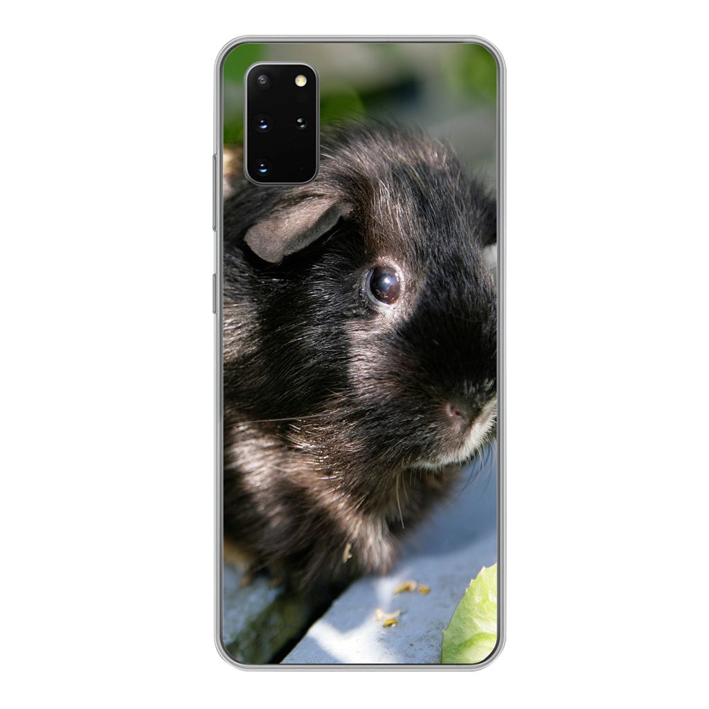 MuchoWow Handyhülle Schutzhülle Hülle für Samsung Galaxy S20 Plus Meerschweinchen im Garten Silikon Softcase Handy Hülle - Hartschale