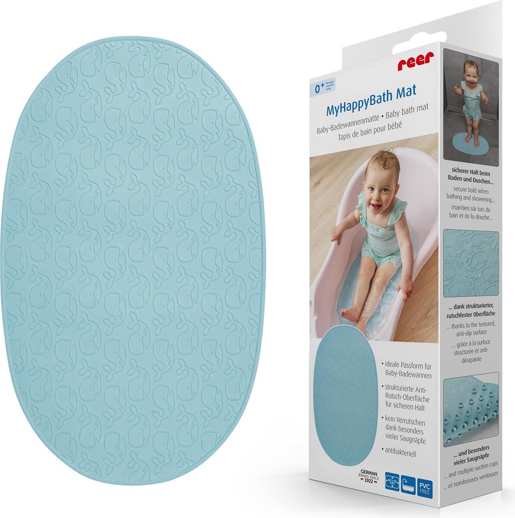 Reer MyHappyBath Mat, Baby Badewannenmatte, 42 x 25 cm, Produktbild 