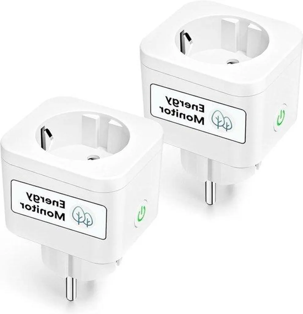 Prise Intelligente Wi-Fi 16A Programmable pour Maison et Balcon Pack x2