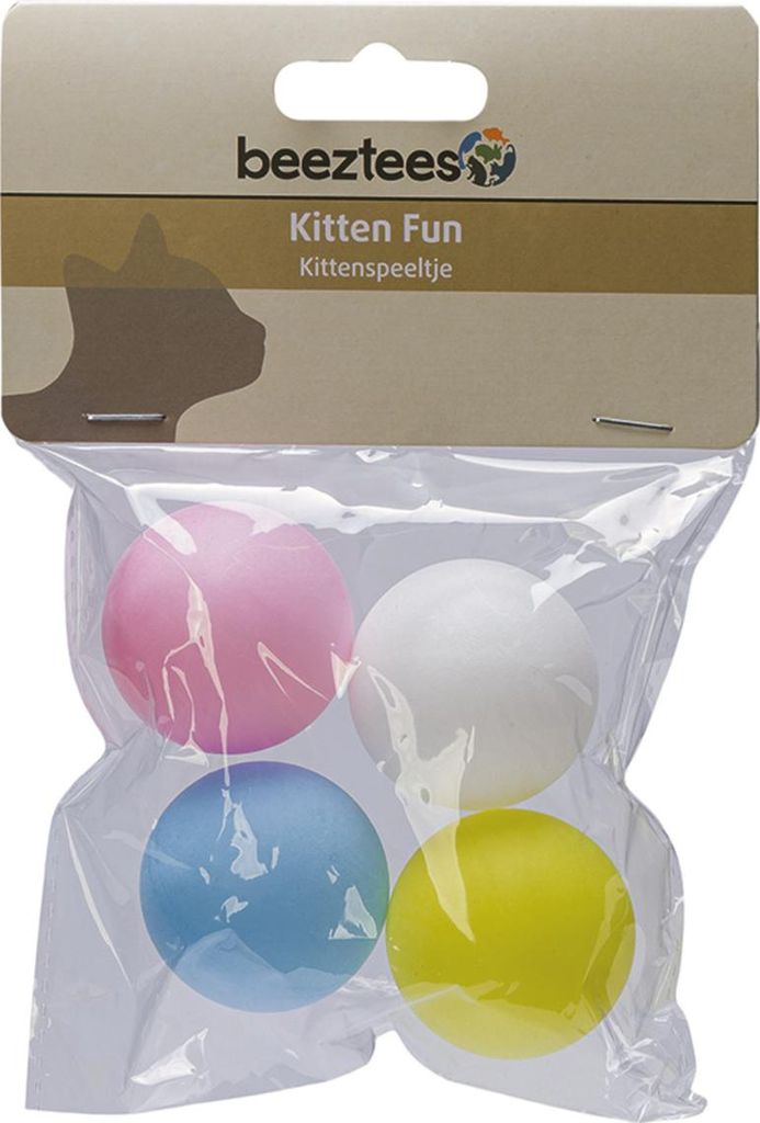 Beeztees Katzenspielzeug Kitten Ping Pong Bälle Produktbild 