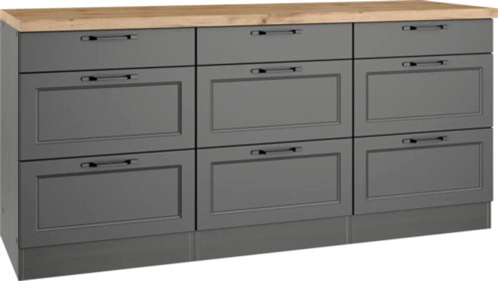 Held Möbel Auszugunterschrank Lübeck BxTxH 180 x 60 x 86 cm Produktbild 