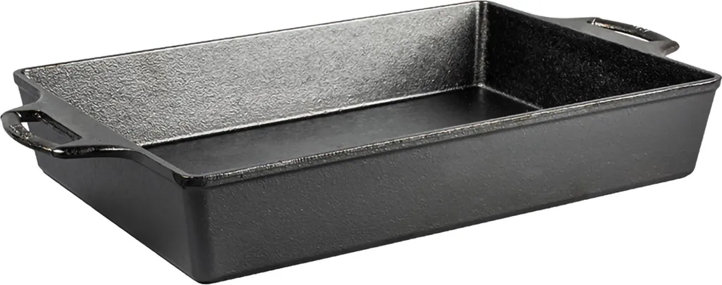 Lodge Casserole 22,86 x 33,02 cm en Fonte Robuste pour Cuisson au Four