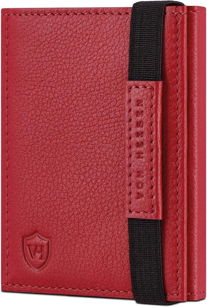 Geldbörse Slim Wallet mit Münzfach & RFID-Schutz Mini Geldbörse Herren & Damen Kartenetui Kreditkartenetui Portmonee Geldbeutel Portemonnaie klein