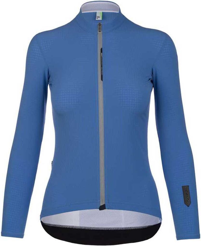 Q36.5 L1 Pinstripe X Langarm-trikot Blau XS Frau Blau XS