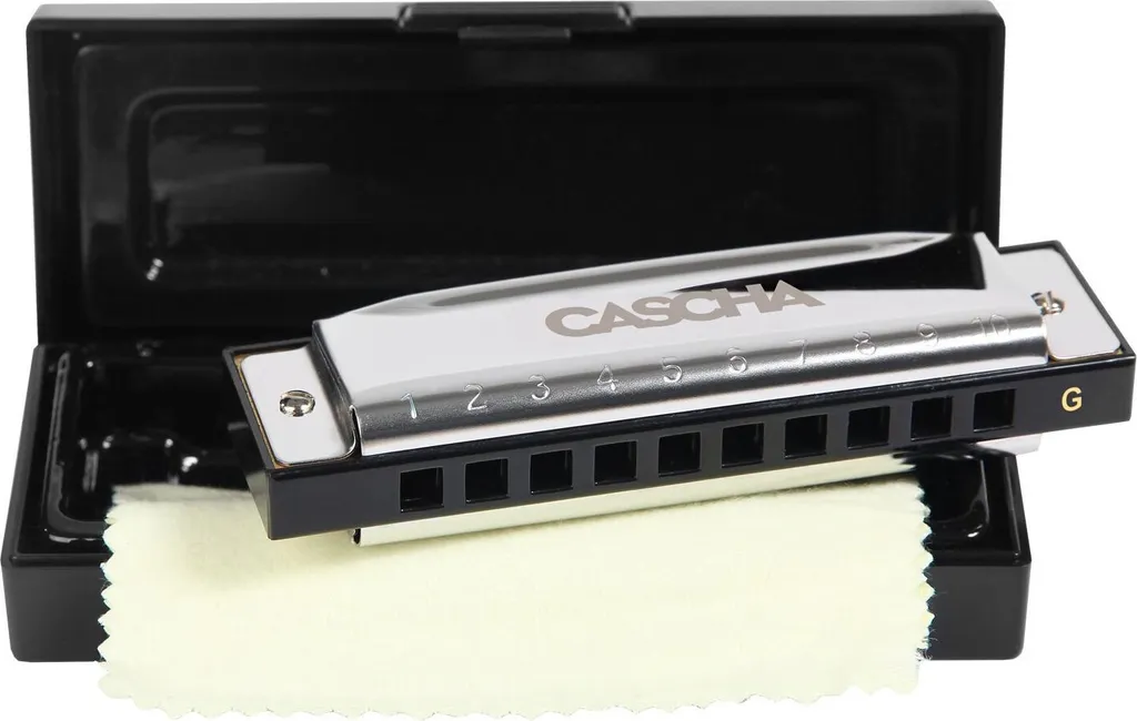 Harmonica Blues Sol Cascha HH 2157 pour apprendre et jouer en solo