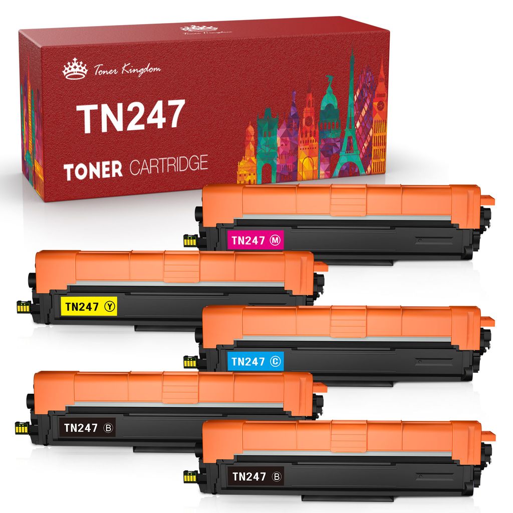 TRUE IMAGE TN247 TN-243CMYK Compatible Toner pour Brother DCP