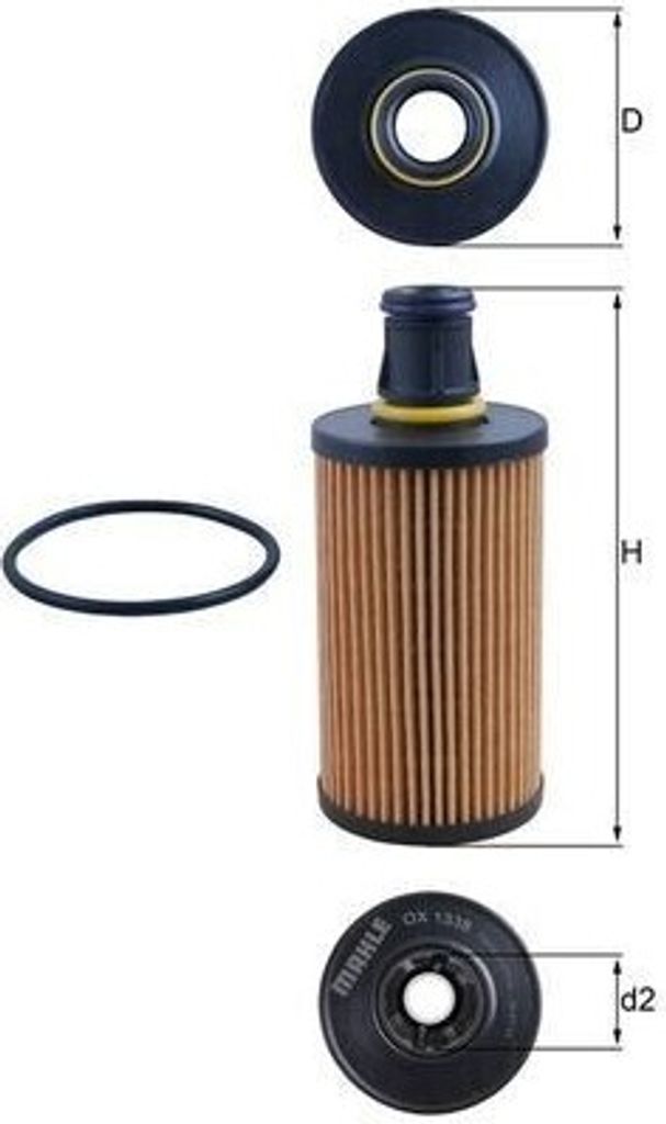 Ölfilter KNECHT OX 1338D