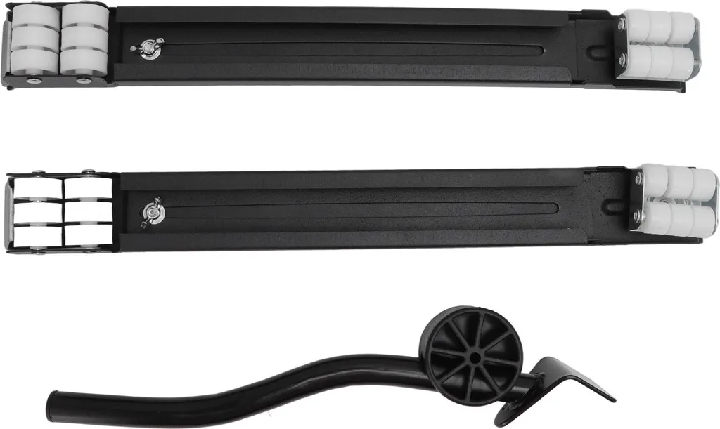 Base universelle extensible avec roues, support robuste 300 kg en noir