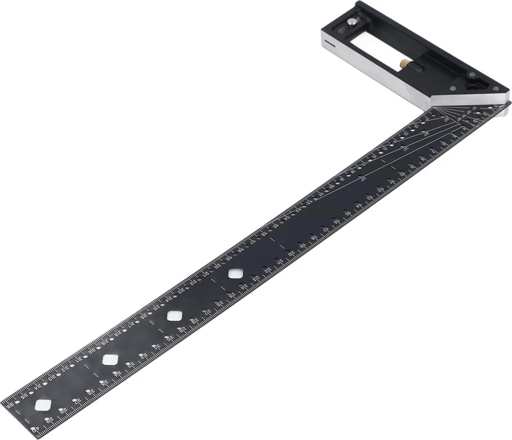 Outil de traçage bois : règle angles multiples 40 cm pour menuiserie - 5