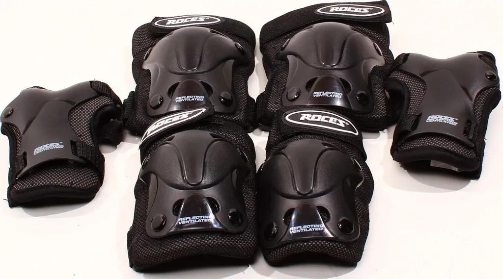 Kit de Protections Roller et Trottinette Roces Noir en Taille S - 3 Pièces - 8