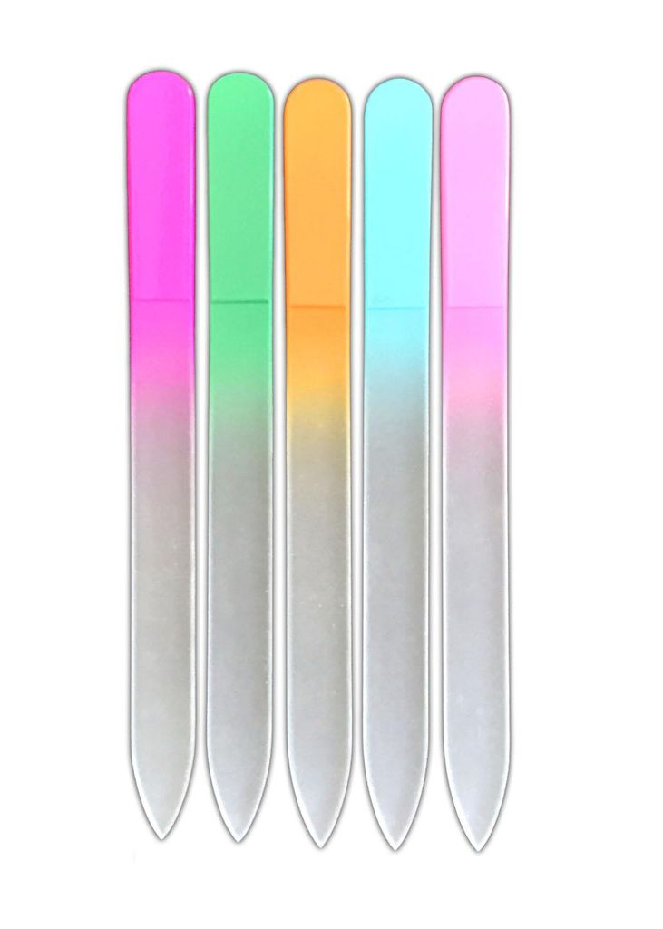 5er Set Glasnagelfeile Nagelfeile Glasfeile Nagelpflege Produktbild 