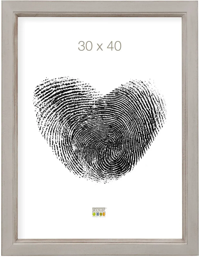 Cadre photo en bois 20x25 cm beige S42L pour décoration murale chic - 5