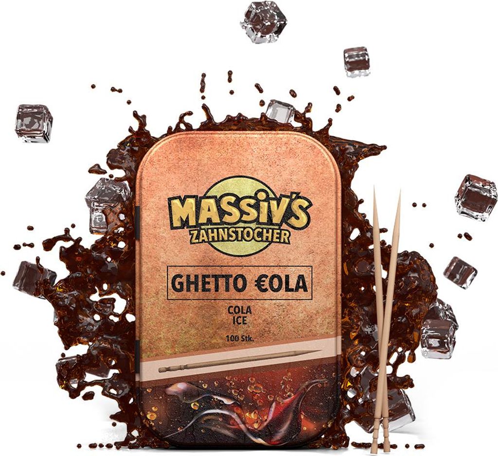 Massiv's Zahnstocher - Zahnstocher mit Geschmack – GHETTO Produktbild 