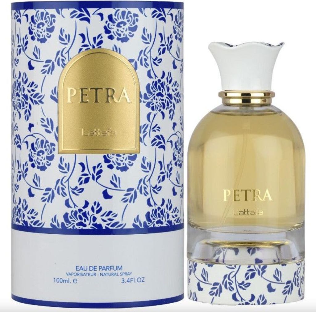 Lattafa Petra, Frauen, 100 ml, Nicht nachfüllbare Flasche, Produktbild 