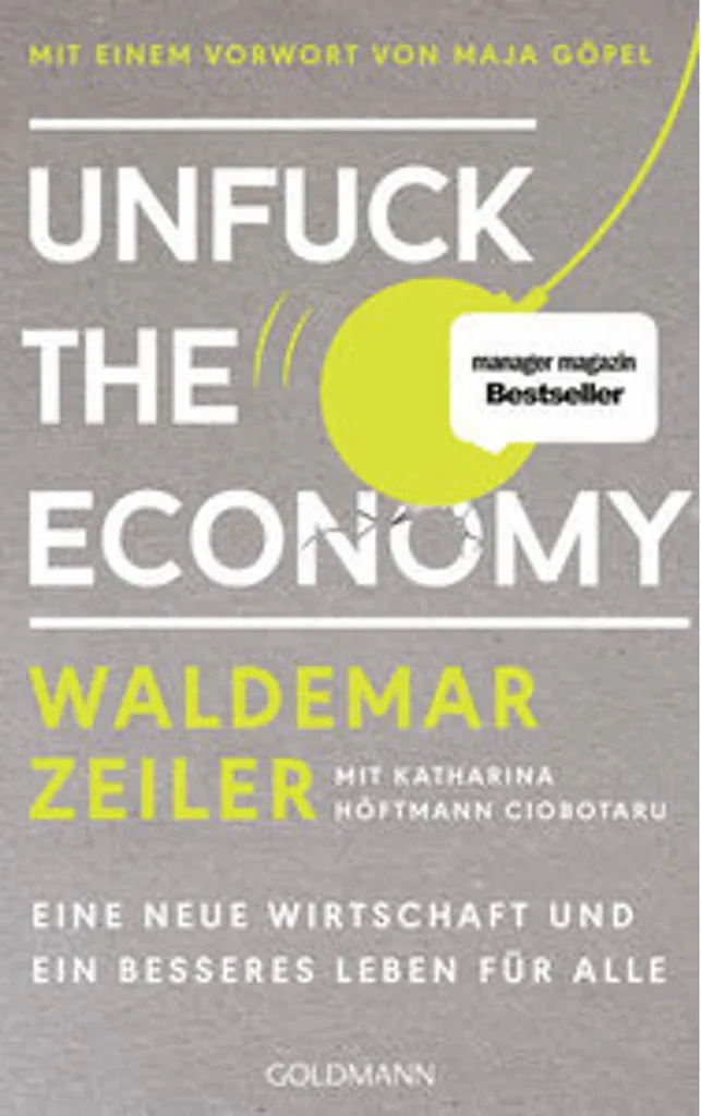Sac en Toile Unfuck the Economy - Tote Bag Écolo pour Courses Zéro Déchet