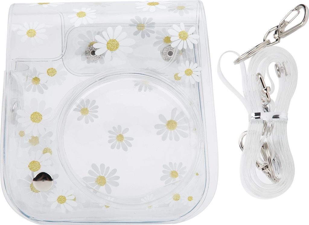 Transparente kleine Kameratasche PVC -Hülle mit Schultergurt für Fujifilm Instax Mini 11/9/8