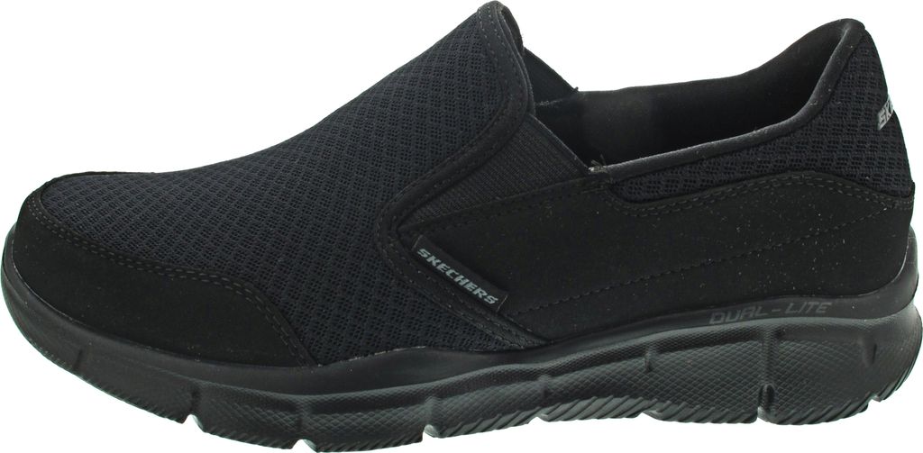 Skechers Equalizer Herren Slipper in Schwarz, Größe 45 Produktbild 