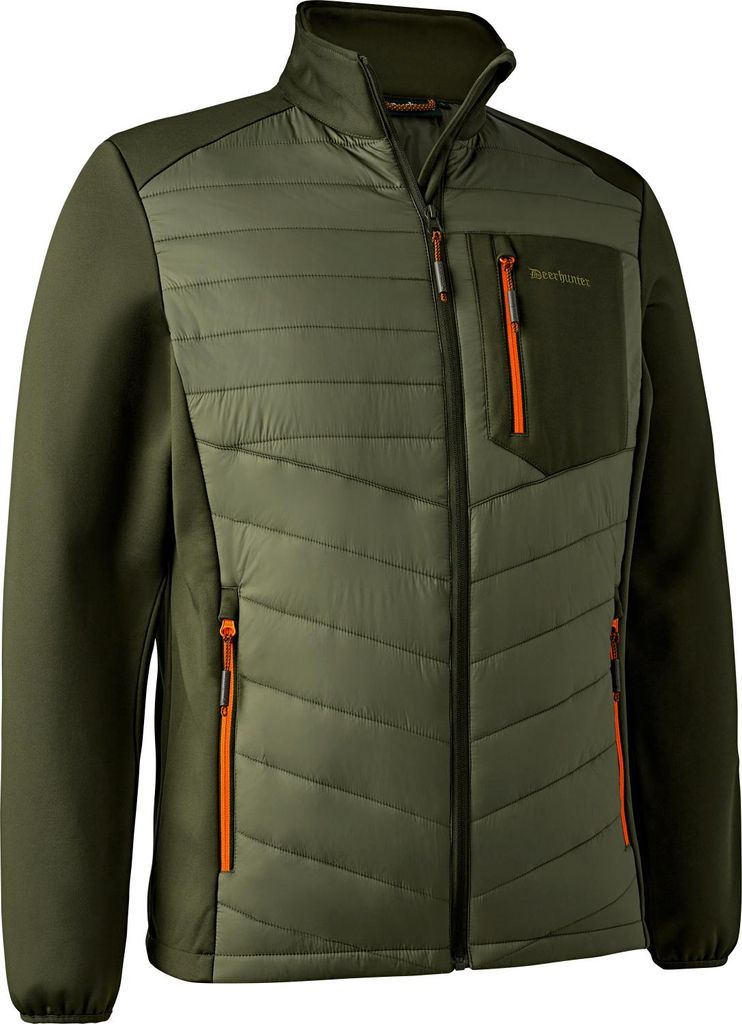 Deerhunter Herren, Chamois wattierte Jacke, Outdoorjacke, Jagdjacke, Farbe:Forest Green, Größe:L