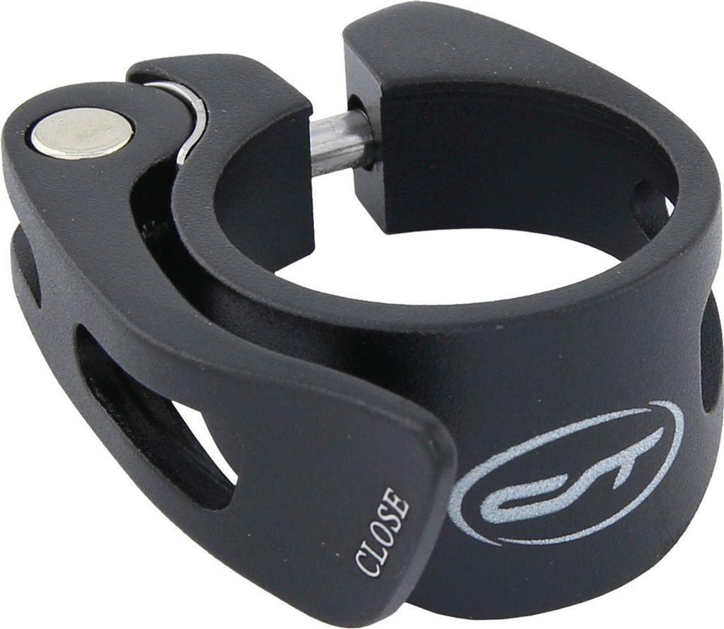 Contec Sattelklemmschelle Sc-301 Qr 31,8 mm Schwarz