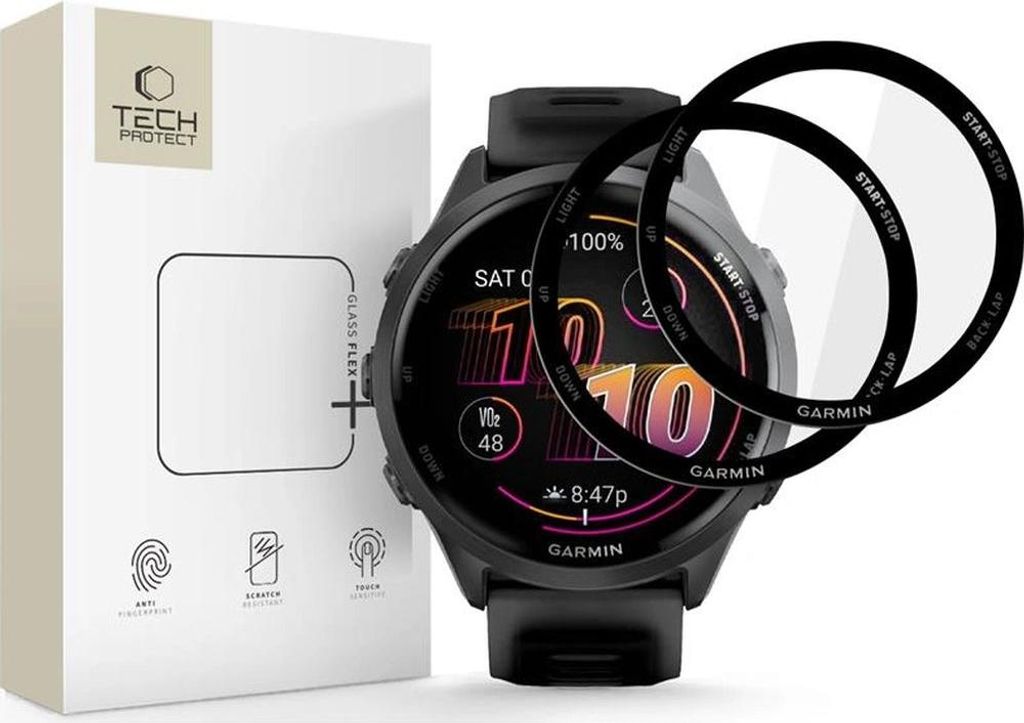 2x verre hybride pour Garmin Forerunner 970 / 570 47mm, Image du produit 