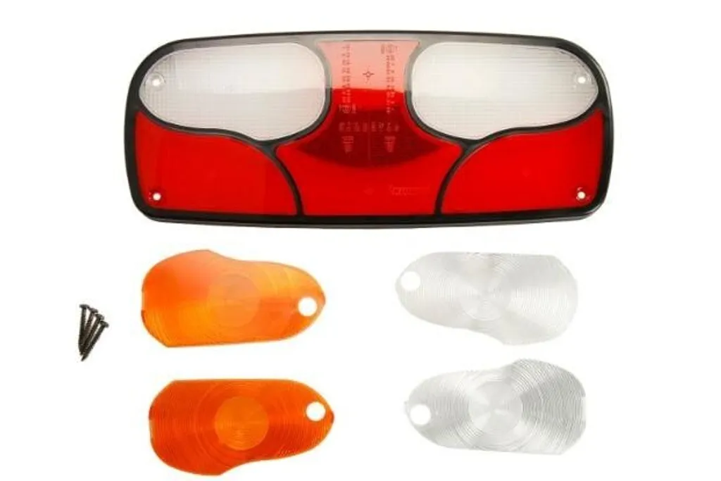 Verre de feu arrière Aspock 18-8520-002 pour remplacer plastique cassé