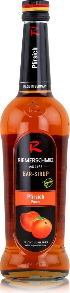 Riemerschmid Bar-Sirup Pfirsich 0,7L - Cocktails Produktbild 
