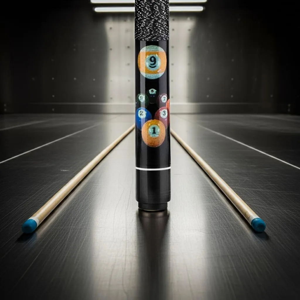 Queue de billard junior 124cm avec boule de billard pour enfants