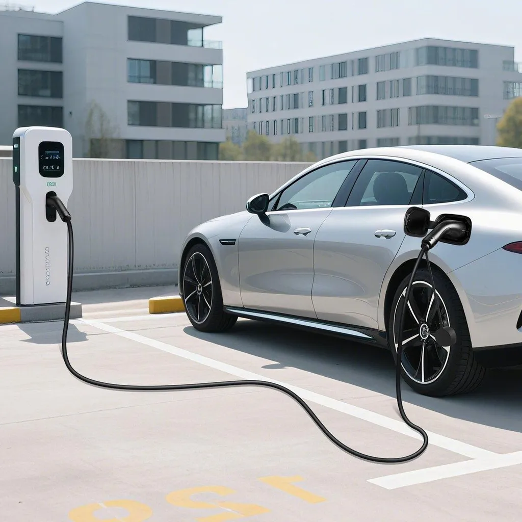 Câble Extension Chargeur EV Type 2 32A 10m 22kW Triphasé avec Sac - 8