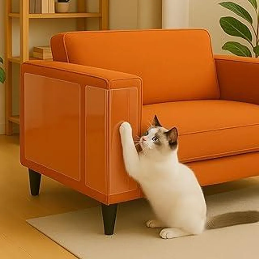 Protezione Graffi Gatto 40cm x 3m | Salva Divano Trasparente e Sicuro