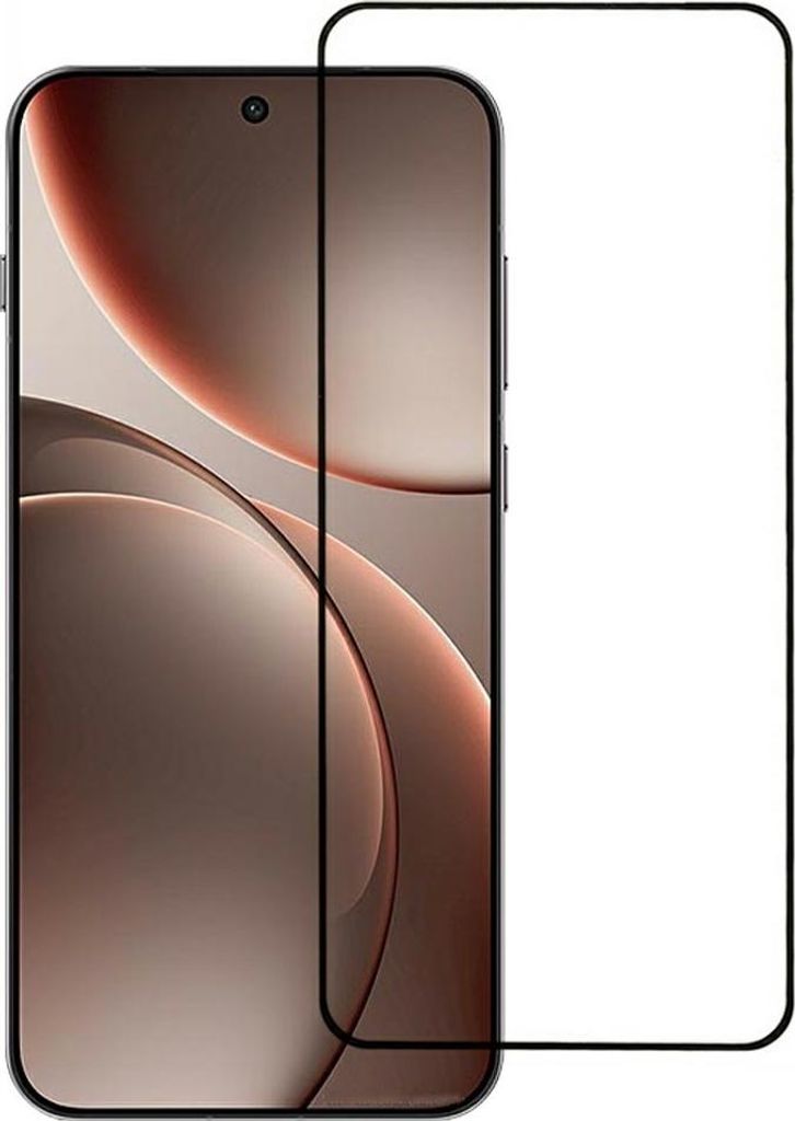 OPPO Find X9 Displayschutz - Coverup Full-Cover 9H Panzerglas - Schwarz