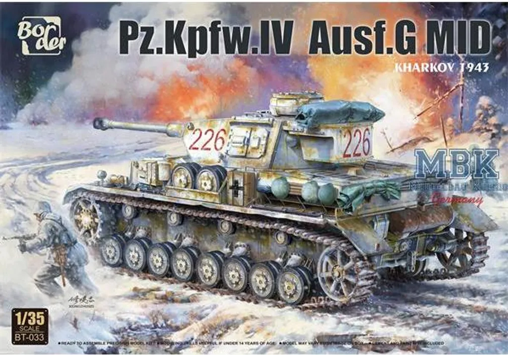 Panzer IV Ausf.G Mid Kharkov BT-033 - Montage Facile et Haute Fidélité