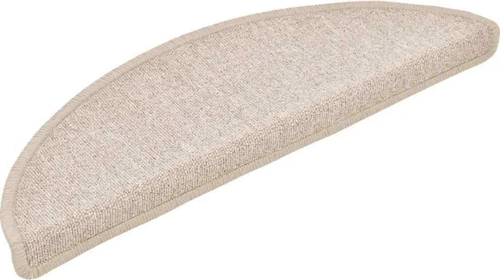 Tapis de Marche pour Sécuriser l'Escalier Intérieur 56x17 cm Taupe