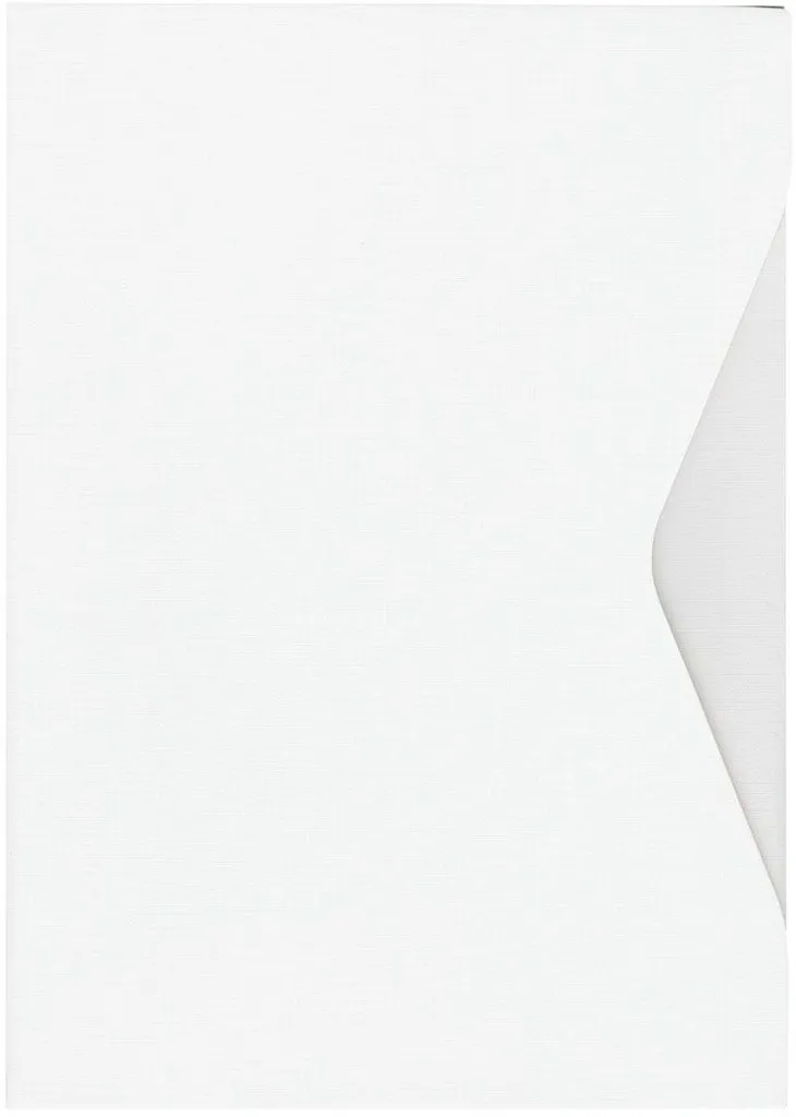 Dossier d'offres A4 Elco Prestige blanc carton épais 270g robuste - 10 pcs