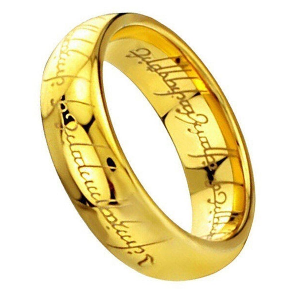 Mode Titan Stahl Paare Liebhaber Hochzeit Party Ring Schmuck Charm Geschenk